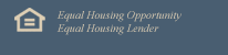 Equal Housing Opportunity - Equal Housing Lender